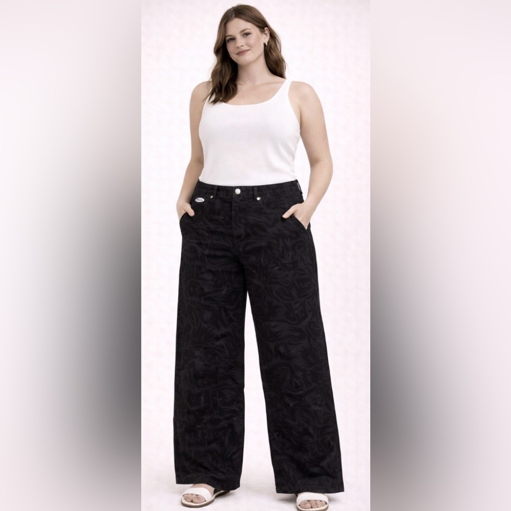 No Fear x H&M wide leg jeans new - Picture 1 of 9